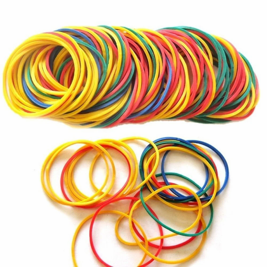 Rubber Band Nylon Coated, Size: 3 Inch (500 Gms)