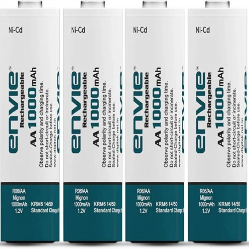 Envie Rechargeable Batteries R06/AA Mignon 1.2V 1000mAh