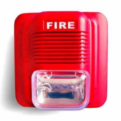 Fire Hooter PSS-HWF With Flasher 24V 125x50x130mm